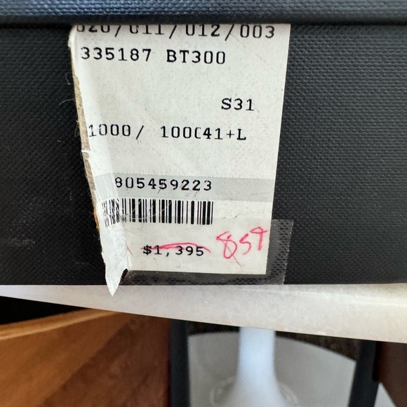 Saint Laurent Paris ankle boots suede with chain authentic - Picture 8 of 16